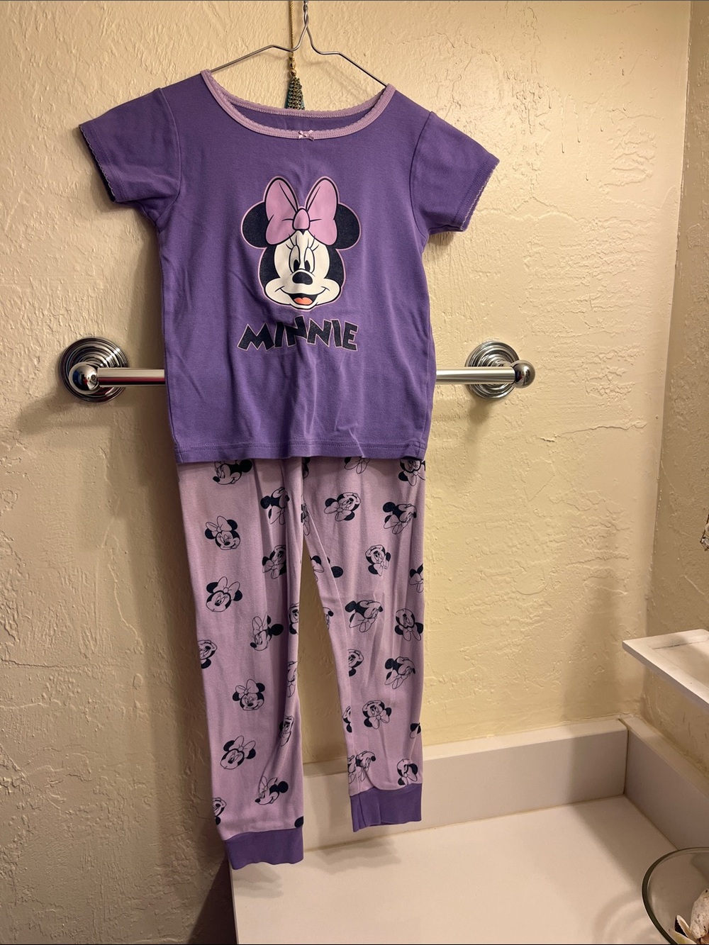 Carter's Purple Minnie Mouse Pajama Set